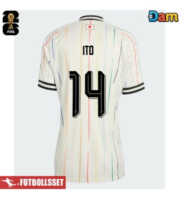 Japan Junya Ito #14 Bortatröja Dam VM 2026 Kortärmad